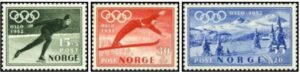 Oslo Winter Olympics 1952 -Complete Set Mint
