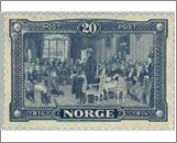 Mint NK 116 Constitution Day 100th Anniversary 20 Øre Dark blue