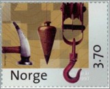 Used NK 1295   Int.Philatelic exhibition NORWEX 97 3.7 Krone Multicolor