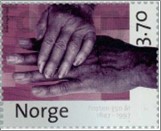 Used NK 1297   Int.Philatelic exhibition NORWEX 97 3.7 Krone Multicolor