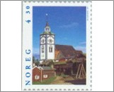 Used NK 1303   Røros Church 4.3 Krone Multicolor