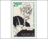 Used NK 1309   Einar Gerhardsen (1897-1987) Prime minister 25 Krone Multicolor