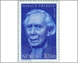 Used NK 1310   Harald Sæverud (1897-1992) composer 10 Krone Dark blue