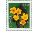 Used NK 1318   Marsh Marigold (Caltha palustris) 3.4 Krone Multicolor