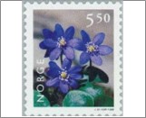 Used NK 1321   Hepatica (Hepatica nobilis) 5.5 Krone Multicolor