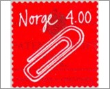 Used NK 1349   Paper clip 4 Krone Red,Black