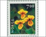 Used NK 1354   Yellow Wood Violet (Viola biflora) 7 Krone Multicolor