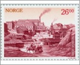 Used NK 1365   Norway 2000: Textile Factory 26 Krone Multicolor