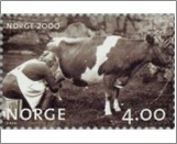 Used NK 1369   Norway 2000 4 Krone Multicolor