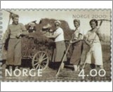 Used NK 1370   Norway 2000 4 Krone Multicolor