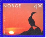 Used NK 1381   Norway 2000: Sunset 4 Krone Multicolor