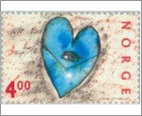 Used NK 1386   St. Valentine's Day 4 Krone Multicolor