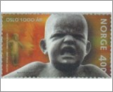 Used NK 1387   Oslo 4 Krone Multicolor