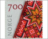 Used NK 1414   Handicraft: Bunad (woven cloth) 7 Krone Multicolor