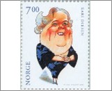 Used NK 1437   Kari Diesen (1914-87) 7 Krone Multicolor