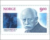 Used NK 1444   Fridtjof Nansen (1861-1930) explorer, scientist, diplomat, h 9 Krone Multicolor