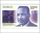 Used NK 1446   Martin Luther King (1929-1968) 10 Krone Multicolor