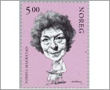 Used NK 1456   Tordis Maurstad (1901-1997) 5 Krone Multicolor