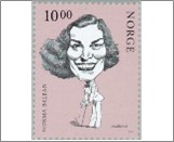 Used NK 1460   Norma Balean (1907-1989) 10 Krone Multicolor