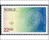 Used NK 1470   Niels Henrik Abel 22 Krone Multicolor
