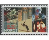 Used NK 1472   200th anniversary of the city charter of Kongsberg 5.5 Krone Multicolor