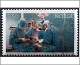 Used NK 1502   State health care 5.5 Krone Multicolor