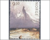 Used NK 1529   Stetind in Fog by Peder Balke 9.5 Krone Multicolor