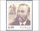 Used NK 1537   Otto Sverdrup (1854-1930) sailor & Arctic explorer 6 Krone Multicolor