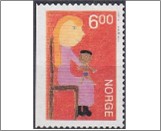 Used NK 1552   Christmas 6 Krone Multicolor