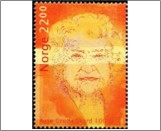 Used NK 1561   Åse Gruda Skard (1905-1985) psychologist 22 Krone Multicolor