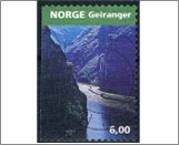 Used NK 1566   Scenic outpost Ornesvingen, Geirangerfjord 6 Krone Multicolor