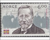 Used NK 1569   Christian Michelsen (1857-1925) shipping magnate & statesman 6 Krone Multicolor