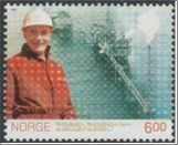 Used NK 1574   Opening of Oil Field Ekofisk by Prime Minister Bratelli 6 Krone Multicolor