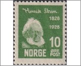 Mint NK 159 Henrik Ibsen 10 Øre Green