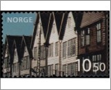 Used NK 1620   Bryggen, Bergen 10.5 Krone Multicolor