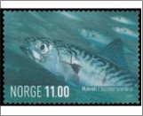 Used NK 1651   Atlantic Mackerel (Scomber scombrus) 11 Krone Multicolor
