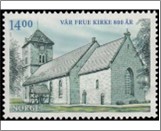 Used NK 1652   Church Trondheim 14 Krone Multicolor