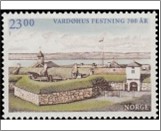 Used NK 1653   Vardøhus Fortress 700 years 23 Krone Multicolor