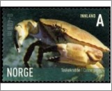 Used NK 1662   Edible Brown Crab (Cancer pagurus) 7 Krone Multicolor