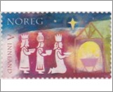 Used NK 1669   Christmas 7 Krone Multicolor