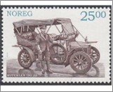 Used NK 1692   Norway's first bus 25 Krone Blue,Dark red brown