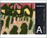 Used NK 1703   Norwegian Art - Terje Bergstad 7 Krone Multicolor