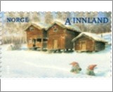 Used NK 1704   Christmas: Gnomes and Amperhaugen Farm 7 Krone Multicolor