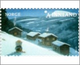 Used NK 1705   Gnome looking down on Nordre Lien farm 7 Krone Multicolor