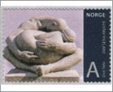Used NK 1735   Sculptures- Gustav Vigeland 8 Krone Multicolor