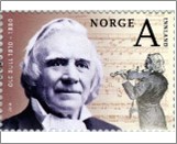 Used NK 1746   Bicentenary of Birth of Ole Bull (1810-1880), violinist 8.5 Krone Multicolor