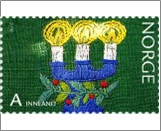 Used NK 1772   Christmas 8.5 Krone Multicolor