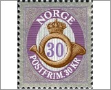 Used NK 1775   Posthorn 30 Krone Multicolor