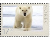 Used NK 1777   Polar Bear (Ursus maritimus) 17 Krone Multicolor