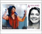 Used NK 1796   Mari Boine (*1956) 9 Krone Multicolor